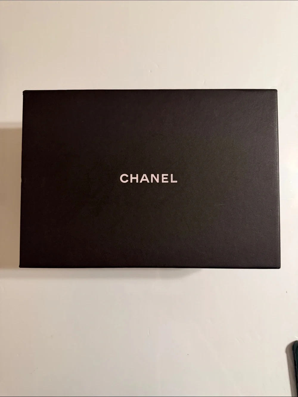 CHANEL Black Box with White Logo Size 13”X9”X5” EMPTY BOX